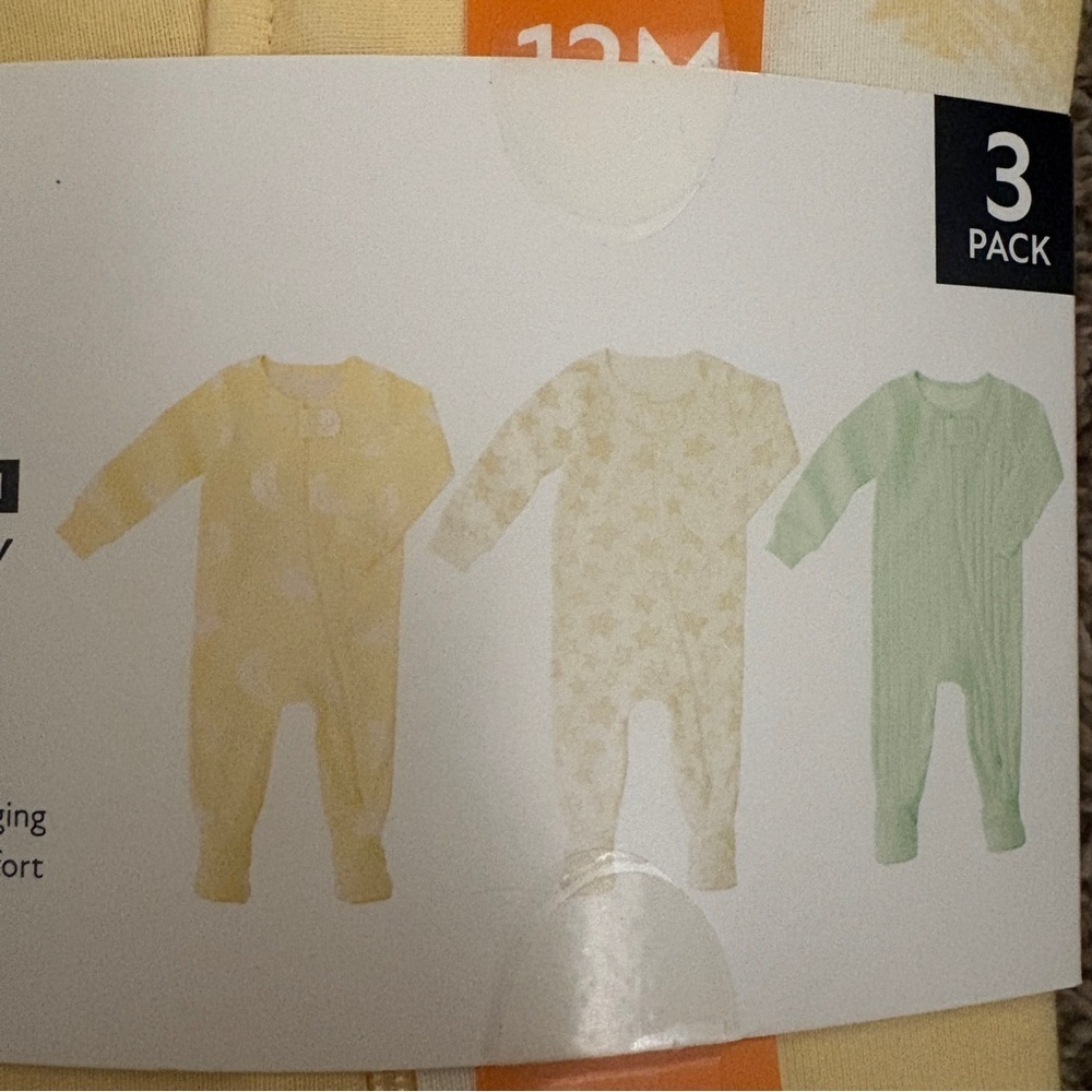 Member's Mark Yellow Organic Cotton Kids Pajama Set - Picture 4 of 4